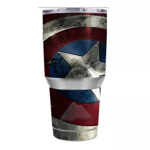 Skin Decal for Ozark Trail 30 oz Tumbler Cup (6-piece kit) / America Sheild - Picture 1 of 1