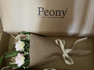 Peony Flowers Silk Artificial Flower Wedding Party Birthday Bouquet Decor - Picture 1 of 7