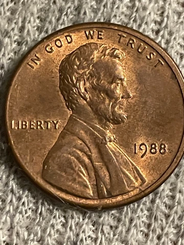 1988. P Doubled Die Obverse Doubled Nose & Eyelid Cover