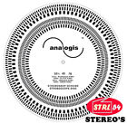 Disque stroboscopique réglage 33/45/78 tr rpm 50 & 60 Hz Analogis PERFECT PITCH