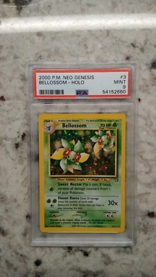 Bellossom 2000 Pokemon Neo Genesis 3/111 Holo PSA 9 MINT - Image 1 of 2