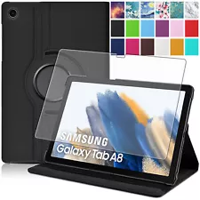Schutzhülle +Folie für 360°Drehbar Verstellbare Case Samsung Galaxy Tab A8 10.5