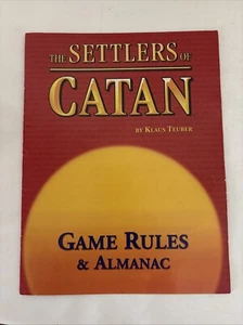 Settlers Catan 2007? Rules And Almanac ONLY Replacement Game Piece Booklet - Picture 1 of 7