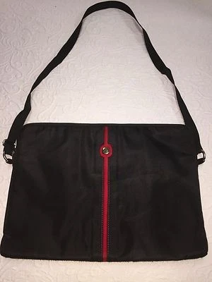 SWISSGEAR The Maya Black/Red Microfiber Computer Sleeve - Image 1 of 4