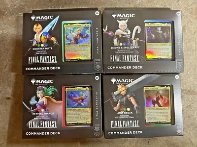 MAGIC THE GATHERING Magic: The Gathering - Final Fantasy Commander Deck Bundle - Bulk Option
