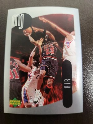 Mini tarjeta de colección de pegatinas 1998 Upper Deck Michael Jordan MJ #123 Foto 1 de 2
