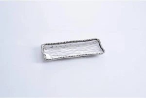 Verona Small Silver Rectangular Tray - Picture 1 of 12