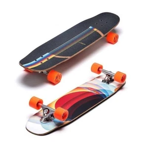 Loaded CHINCHILLER 34" CRUISER LONGBOARD COMPLETE - NEU - Orange Wheels - Picture 1 of 6