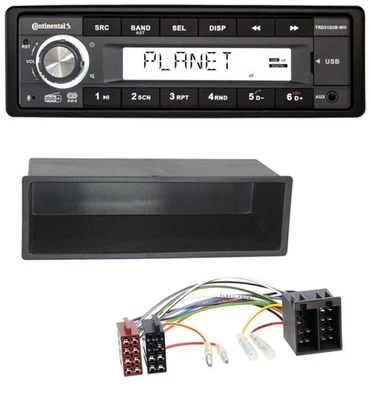 Continental USB 1DIN AUX DAB MP3 Autoradio für Mercedes A-Klasse M-Klasse Vaneo - Bild 1 von 4