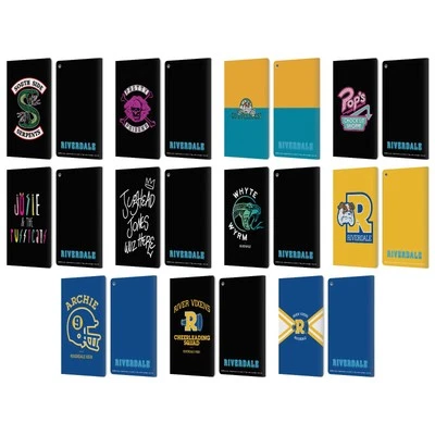 FUNDA BILLETERA LIBRO CUERO ARTE GRÁFICO RIVERDALE OFICIAL PARA AMAZON FIRE Foto 1 de 4
