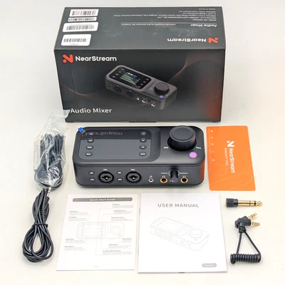 NearStream Audio Mixer Interface w/ 10 Channels, Pro-Preamp & More | AW-AMIX40U - Image 1 of 4