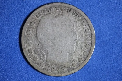 Estate Find 1897 - Barber Quarter #K57653 - Image 1 of 2