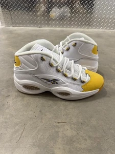 Auténtico zapato para hombre Reebok Question punta amarilla media talla 10,5 SUPER LIMPIO FX4278 - Imagen 1 de 7