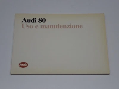 AUDI 80 - 80 INTEGRALE LIBRETTO USO E MANUTENZIONE 1988 - Immagine 1 di 4