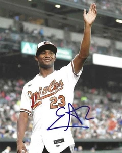 Signed 8x10 ENRIQUE BRADFIELD JR Baltimore Orioles Autographed photo -  COA - Picture 1 of 1