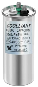 HVAC 20+5 (uF/MFD) Dual Run/Start Kondensator für A/C Lüftermotor und Kompressoreinheit - Bild 1 von 5