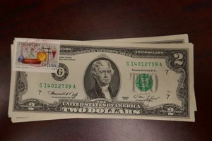 Lot of (9) Nine SEQUENTIAL UNC 1976 First Day of Issue Two Dollar $2 Bills G #98 - Picture 1 of 9