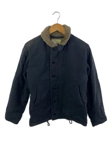 Buzz Rickson's Deck Jacket 38 Cotton/Dark Blue/Plain/BR11135 Used - Picture 1 of 4