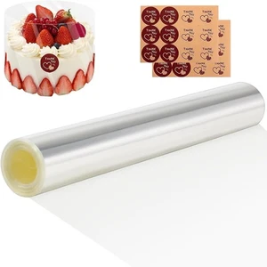 Kuchenrolle, transparentes Acetatblatt für Shaker-Karten, zum Backen und - Picture 1 of 6