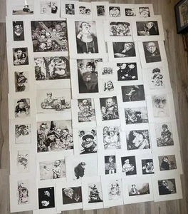 HUGE LOT OF 50 CHARLES BRAGG VARIOUS PRINTS SIGNED IN PLATE B&W & SEPIA RARE - Picture 1 of 24
