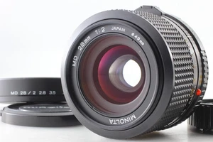 [ MINT w/ Hood ] Minolta New MD NMD 28mm f/2 Wide Angle MF Lens From JAPAN - Picture 1 of 9