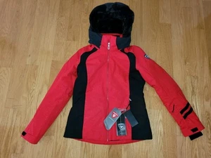 Neu Rossignol Damen Controle PrimaLoft® Skijacke Rot Größe M - Bild 1 von 16