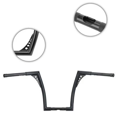 Guidão cabides macaco elevação 12" para Kawasaki Vulcan 750 800 900 - Imagem 1 de 4