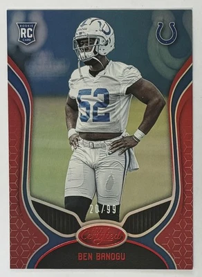 Ben Banogu 2019 Panini Certified Mirror Red #179 #/99 - Indianapolis Colts - Image 1 of 2