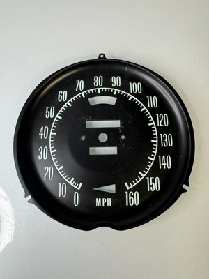 AC Delco 6496851 Chevrolet Corvette C3 Speedometer Faceplate Green Numbers - Image 1 of 4