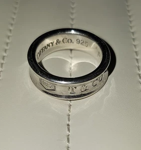 Vintage 1997 Tiffany & Co 1837 Collection 925 Sterling Silber Ring Größe 6,5" - Bild 1 von 3