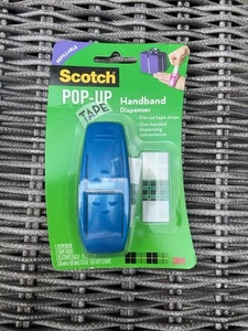 Nastro Pop Up Scotch Dispenser Nastro Mani Blu con 2 Cialde - 150 Strisce Totali - Foto 1 di 5
