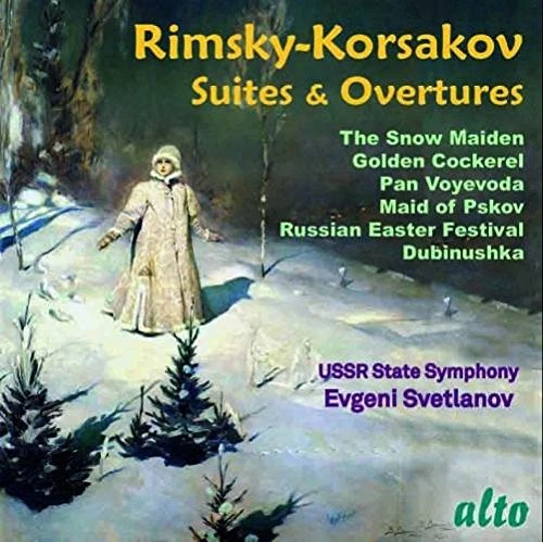 CD Rimsky-korsakov Suites & Overtures Svetlanov Snow Maiden Golden Cockerel Etc