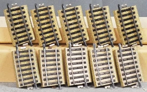 Märklin 3900 A 1/4 10 gebogene Modellschienen je 5,8 cm von 1954 c H0 - Picture 1 of 1
