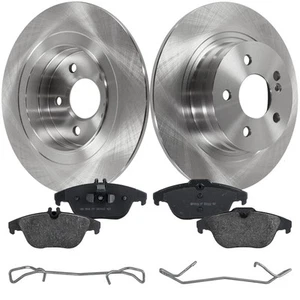Disc Brake Rotor and Pad Kit For 2008-2012 Mercedes Benz C300 2010-'14 E350 Rear - Picture 1 of 20