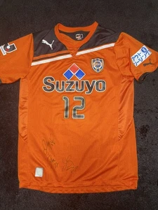 Shimizu S-Pulse 2011 Home Soccer Jersey Puma J League L Signed Vintage - Picture 1 of 10