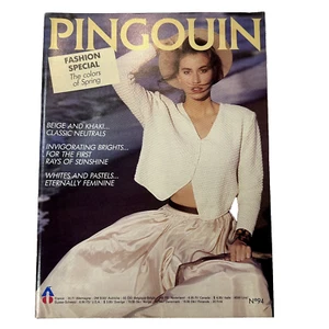 Vtg Pingouin Magazine Issue 94 Fashion Spring Women's Sweater Patterns to Knit - Bild 1 von 24