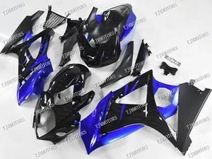 For GSXR1000 07 08 Blue Black ABS Injection Mold Bodywork Fairing Kit Plastic - Imagen 1 de 9