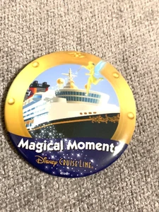 DISNEY CRUISE LINE BUTTON BADGE PIN MAGICAL MOMENTS - Picture 1 of 2