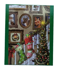 Bruder Schwester Weihnachtsfeier 2021 Oversize Puzzle 1000 Teile Strümpfe Baum - Bild 1 von 9
