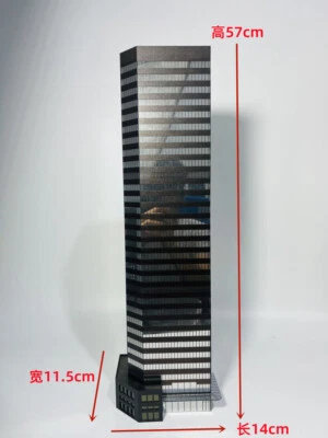 1/150 Scale Office Building Skyscraper Architecture Modern City Assembled Model - Image 1 of 4