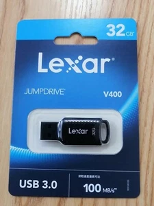 New Lexar JumpDrive V400 32GB USB 3.0 Flash Drive Storage Pen Drive - Picture 1 of 1