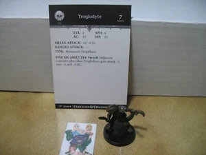 =Dungeons and Dragons D&D DRAGONEYE Troglodyte 60/60 con tarjeta= - Imagen 1 de 1