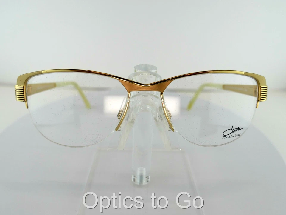CAZAL 4284-C004-53 Eyeglasses Eye Glasses C004 GOLD Authentic 53mm FEMALE