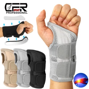 Carpal Tunnel Wrist Support Brace Splint Compression Sleeve Arthritis Sport Hand - Picture 1 of 16