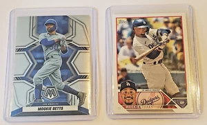 (2) Mookie Betts Cards-Mosaic #184-Topps #50 LA Dodgers - Picture 1 of 2