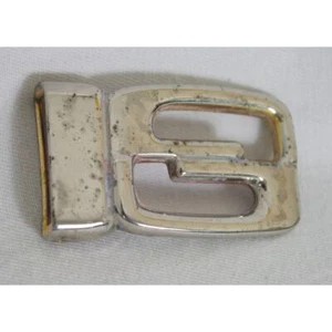 Vintage 80s Gucci Double GG Silver Tone Belt Buckle Womens POOR CONDITION - Picture 1 of 6