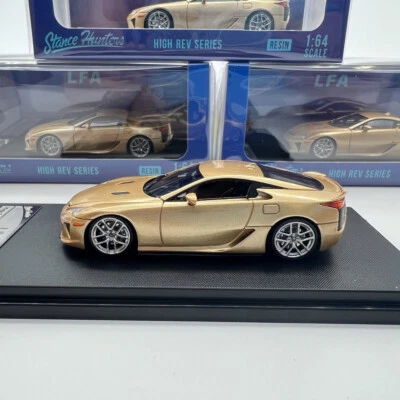 SH 1:64 Scale Gold LFA Coupe Sports Model Diecast Resin Car Collections - Image 1 of 3