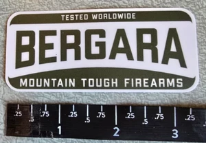 Calcomanía de vinilo para rifle de armas de fuego resistentes Bergara Mountain Shot Show - Imagen 1 de 1