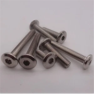 M6 M8 Hex Socket Screw Stainless Steel Big Flat Head Allen Screws Bolts  - Picture 1 of 4