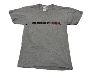 Camiseta para hombre mediana Suzuki EE. UU. gris mezcla algodón - Imagen 1 de 3